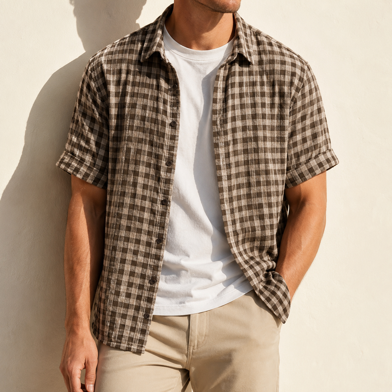 Angelo Checked Cotton Shirt