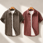 Angelo Checked Cotton Shirt