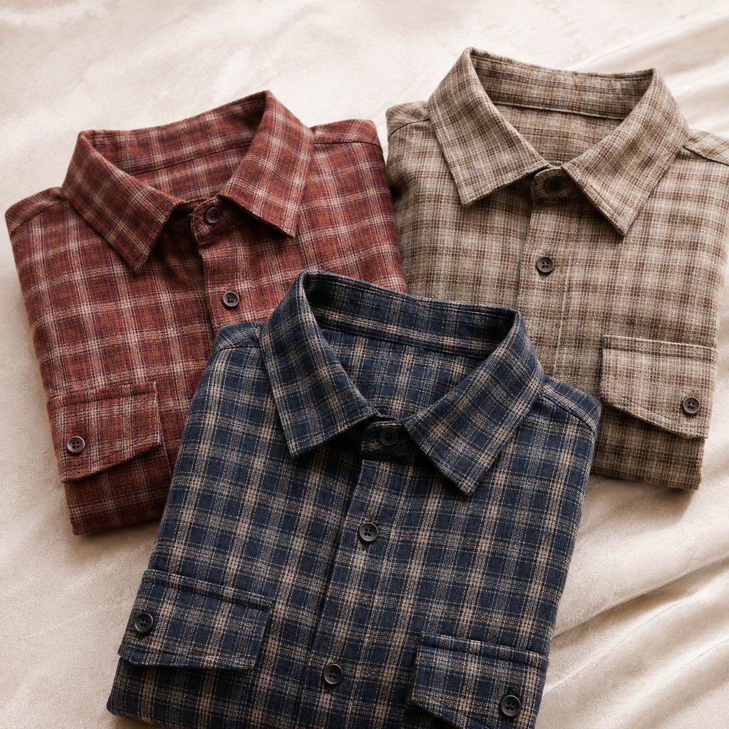 Corrado Plaid Flannel Overshirt