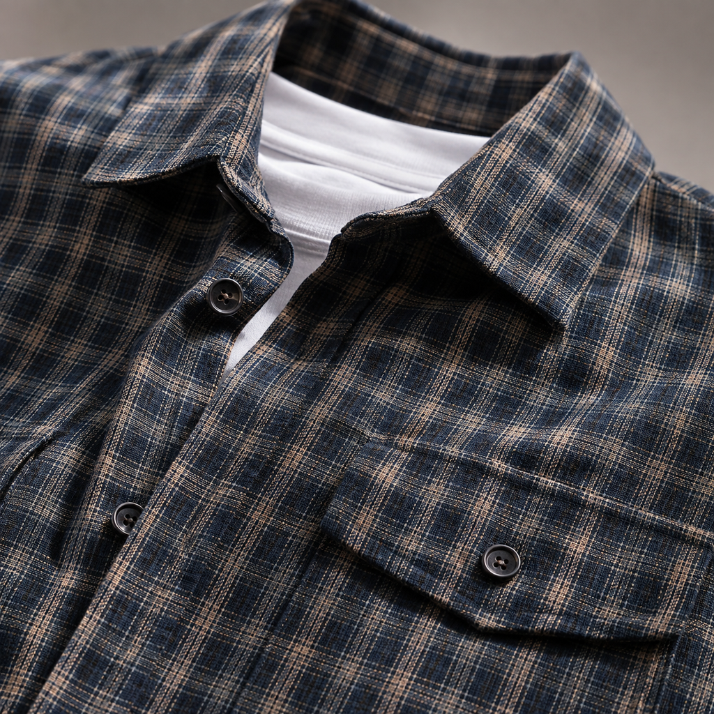 Corrado Plaid Flannel Overshirt
