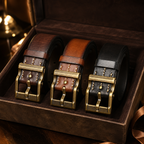 Ashford Brass Leather Belt