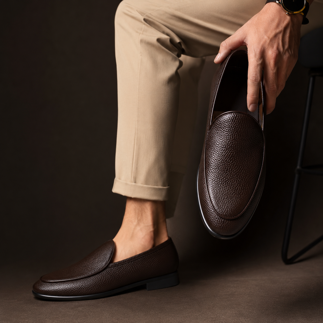 Raffaele Leather Loafer
