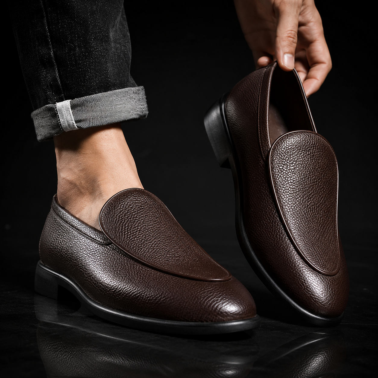 Raffaele Leather Loafer