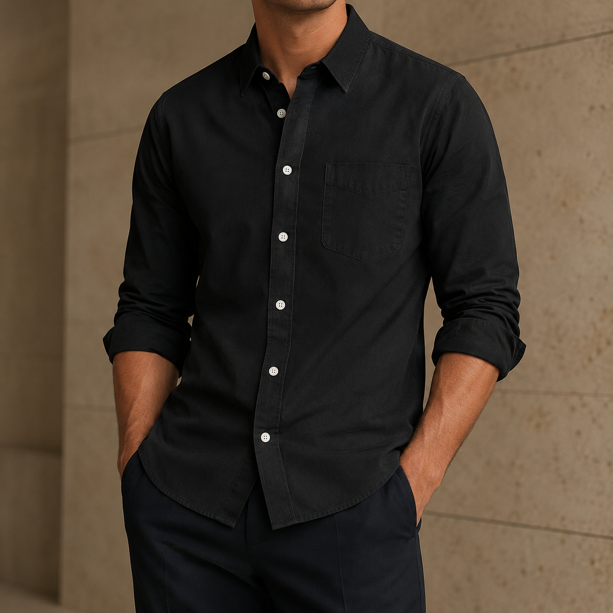 Matteo Cotton Oxford Shirt