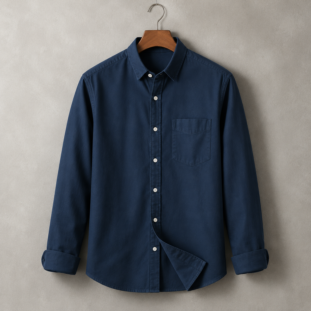 Emilio Cotton-Linen Button-Up Shirt