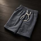 Sergio Pinstripe Cotton Shorts