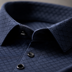 Raso Silk-Blend Polo collar detail