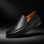 Verona Soft Leather Loafer in black