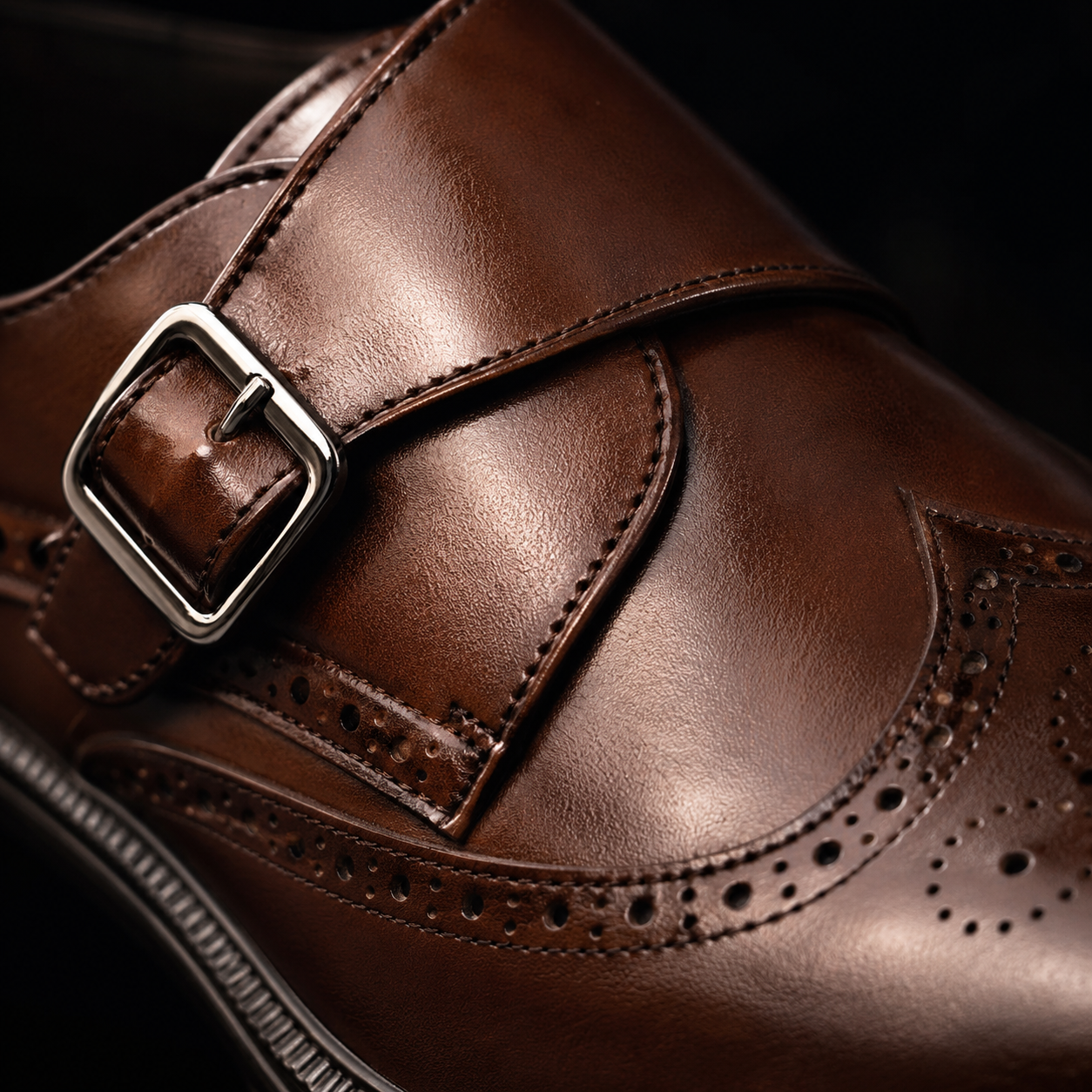 Sarto monk-strap buckle detail