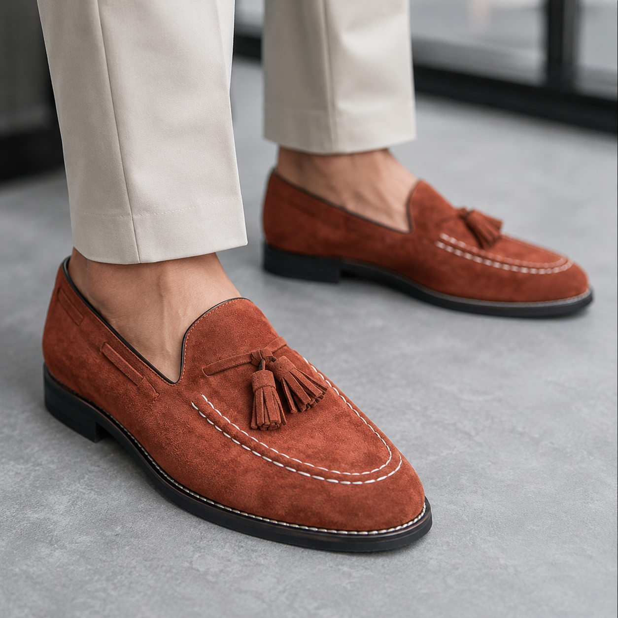 Romano Suede Loafers