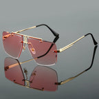 Dalton Rimless Square Sunglasses 0