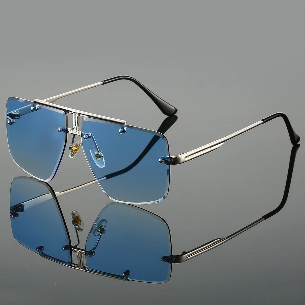 Dalton Rimless Square Sunglasses 1