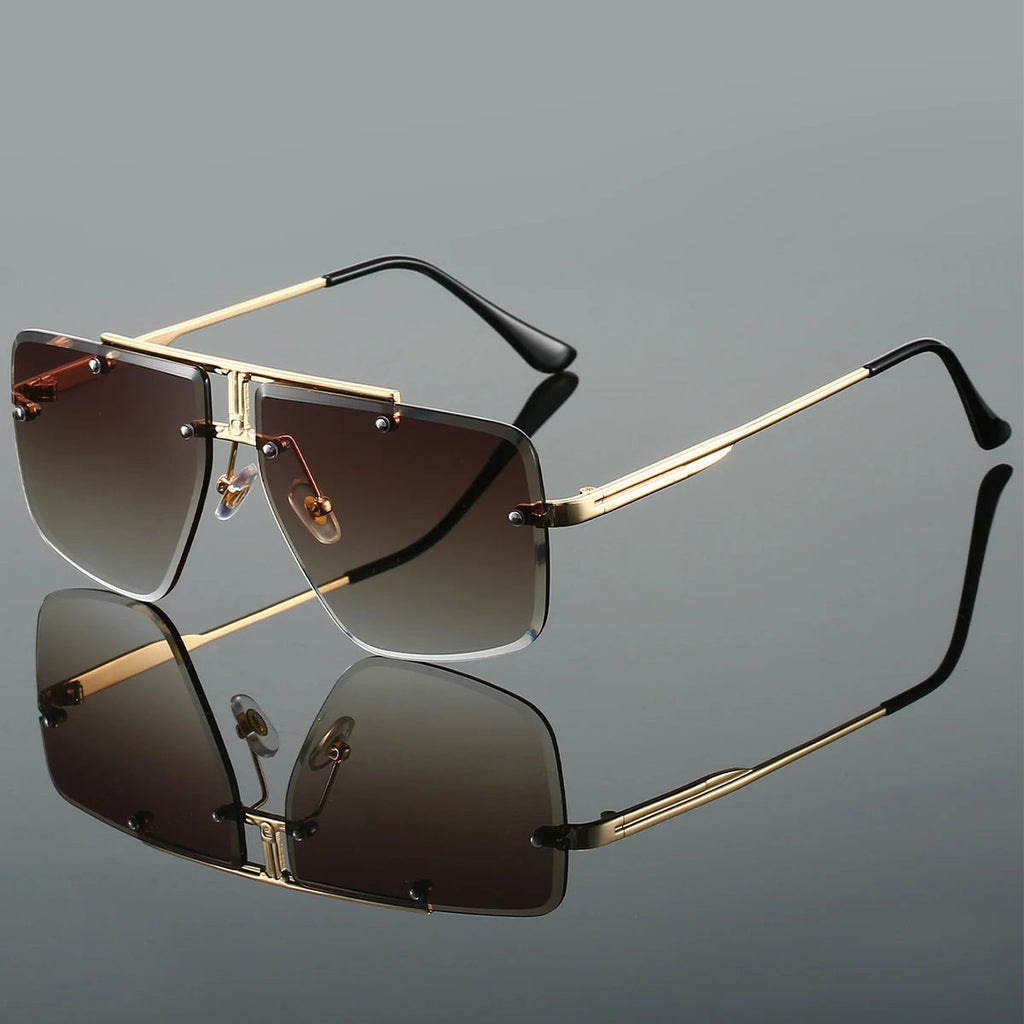 Dalton Rimless Square Sunglasses 3