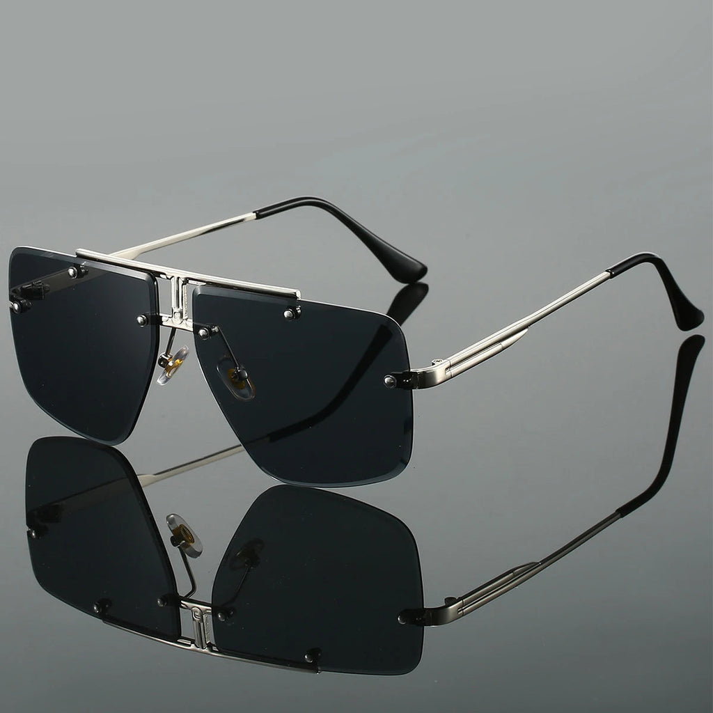 Dalton Rimless Square Sunglasses 4