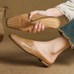 Dante Woven Leather Mules Shoes 7