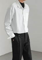 Elias Textured Short Sleeve Button Up Shirt 8