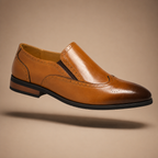 Emilio Brogue Leather Loafer