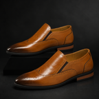 Emilio Brogue Leather Loafer