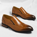 Emilio Brogue Leather Loafer5