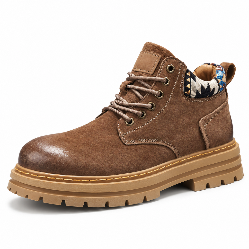 Garrison American Work Boots — Brown — colour hero