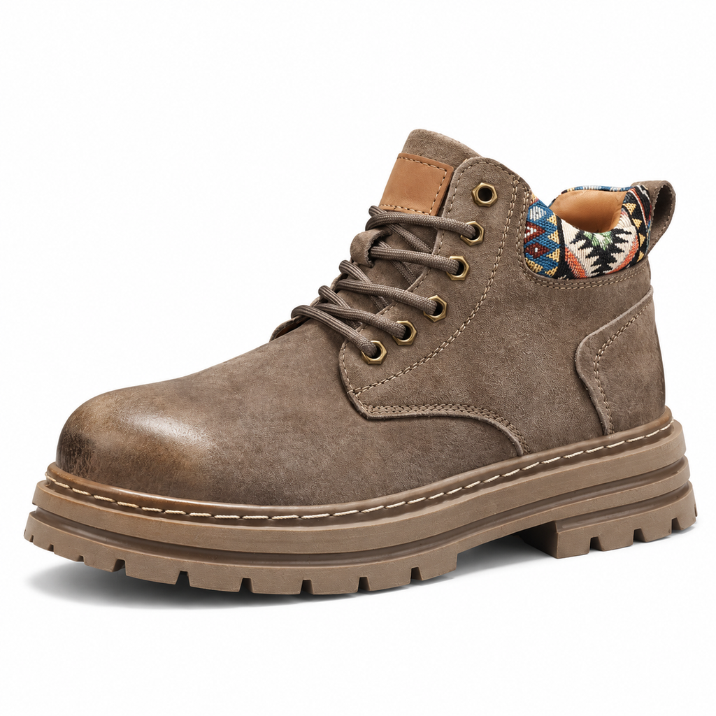 Garrison American Work Boots — Khaki — colour hero