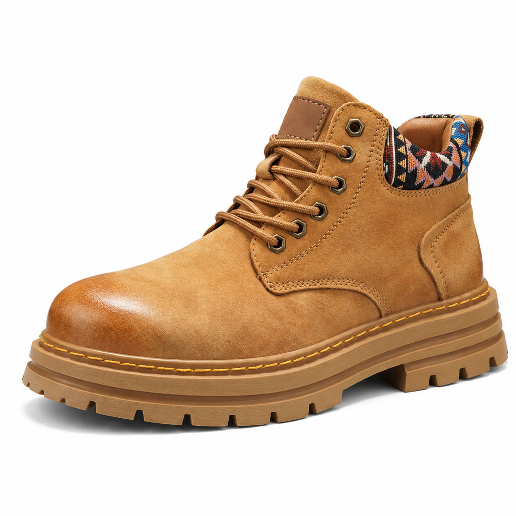Garrison American Work Boots — Camel — colour hero