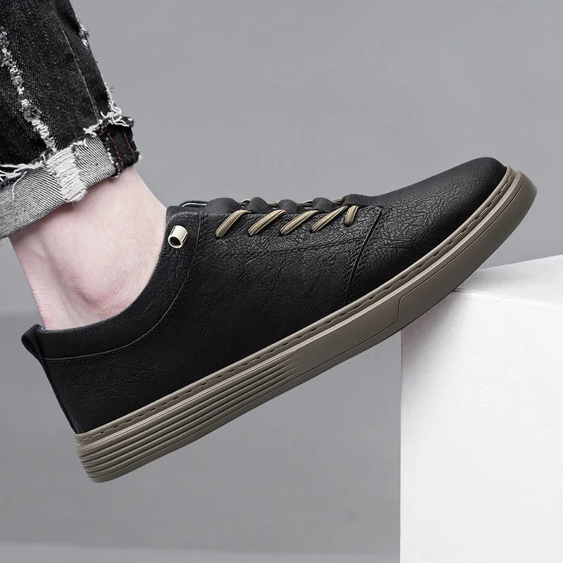 Gianni Leather Lace-Up Shoes