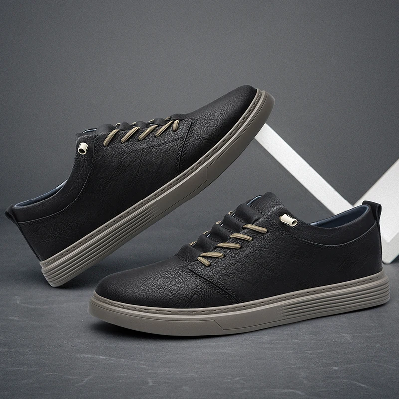 Gianni Leather Lace-Up Shoes