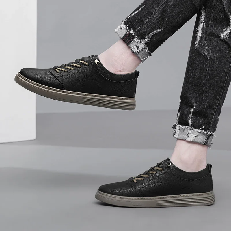 Gianni Leather Lace-Up Shoes