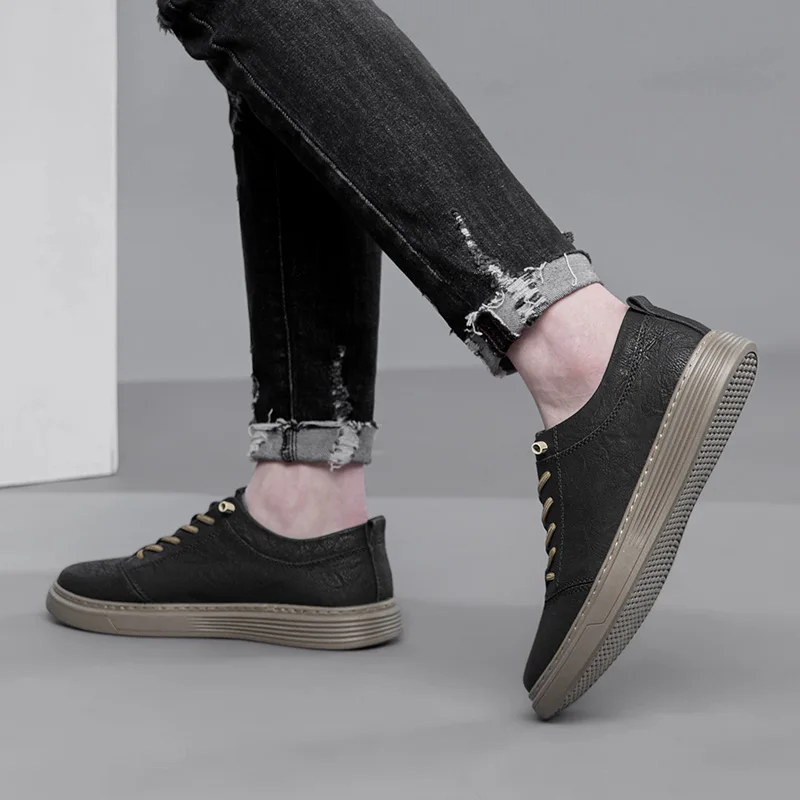 Gianni Leather Lace-Up Shoes
