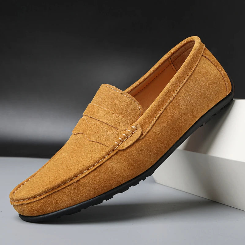 Gildron Genuine Suede Loafers 0