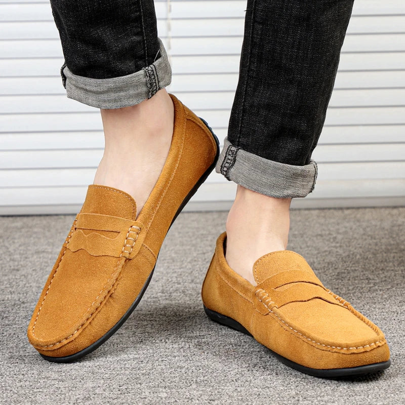 Gildron Genuine Suede Loafers 3