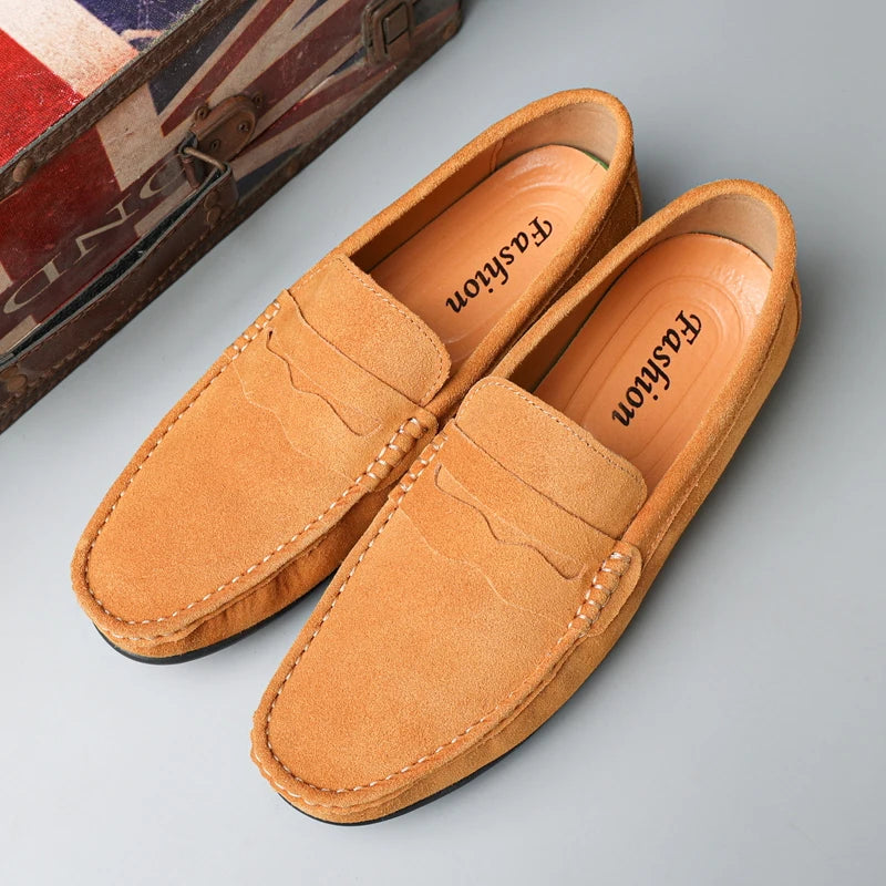 Gildron Genuine Suede Loafers 4