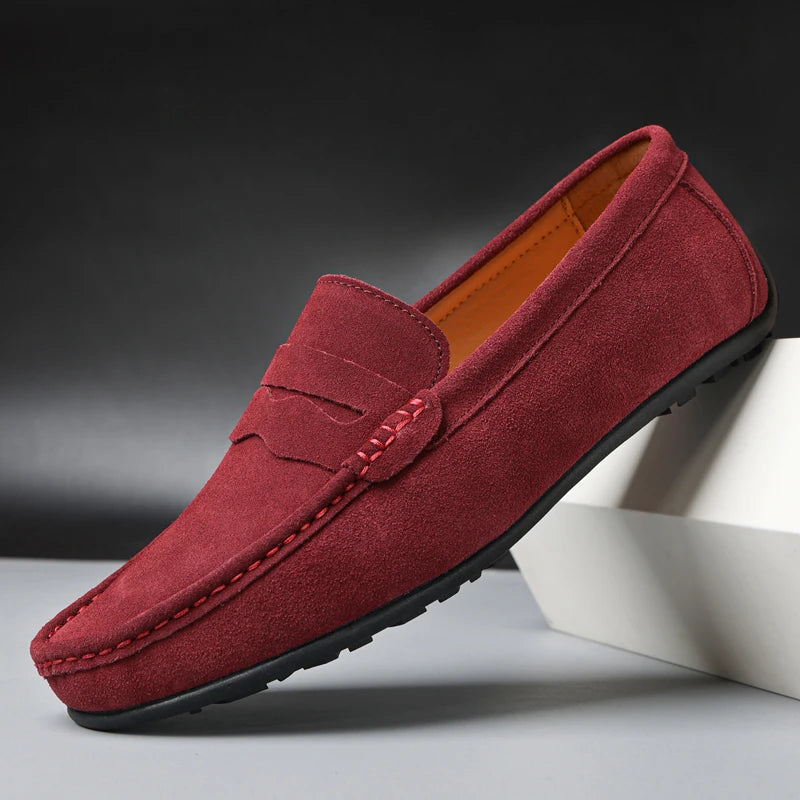 Gildron Genuine Suede Loafers 5