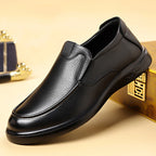New First-layer Cowhide Casual Leather Shoes Men's Genuine Leather and Breathable New Business Men's Soft-soled Comfortable Shoe 7