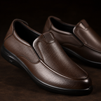 Silvio Leather Slip-Ons
