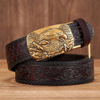 Harland Split Leather Western Buckle Belt 9