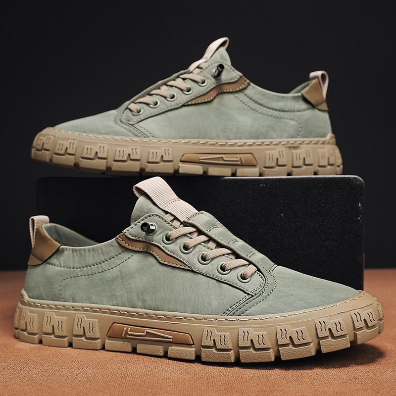 Harrison Suede-Like Canvas Sneakers 0