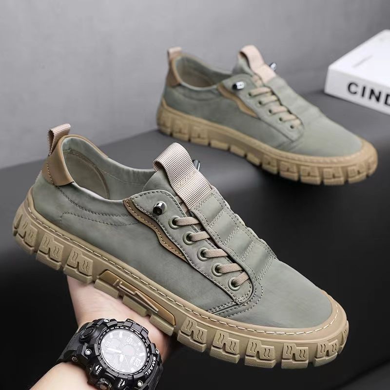 Harrison Suede-Like Canvas Sneakers 1