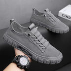 Harrison Suede-Like Canvas Sneakers 4