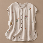 Jasmine Cotton Linen Blouse 1