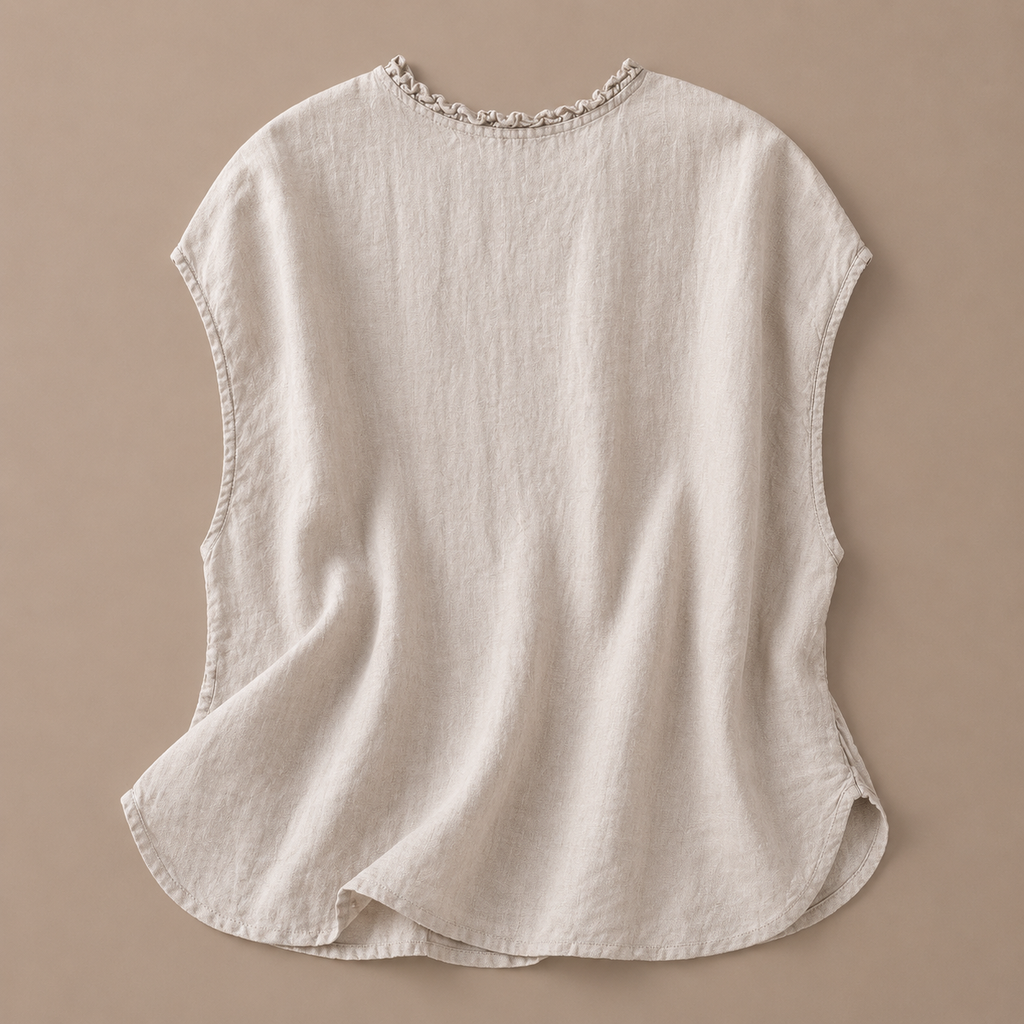Jasmine Cotton Linen Blouse 2