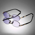 Lennox Rimless Oval Sunglasses 1