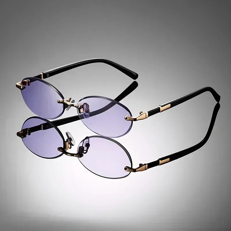 Lennox Rimless Oval Sunglasses 1