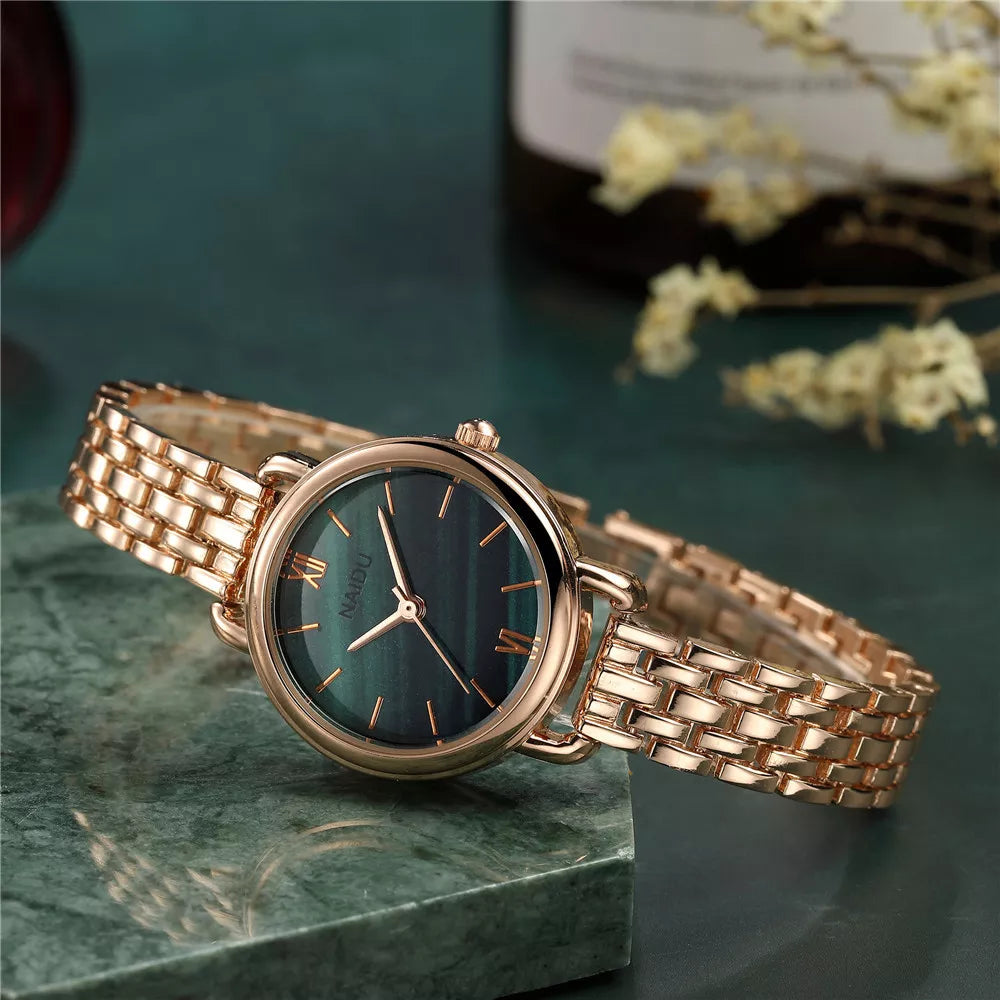 Luminara Rose Gold Stainless Steel Watch 0
