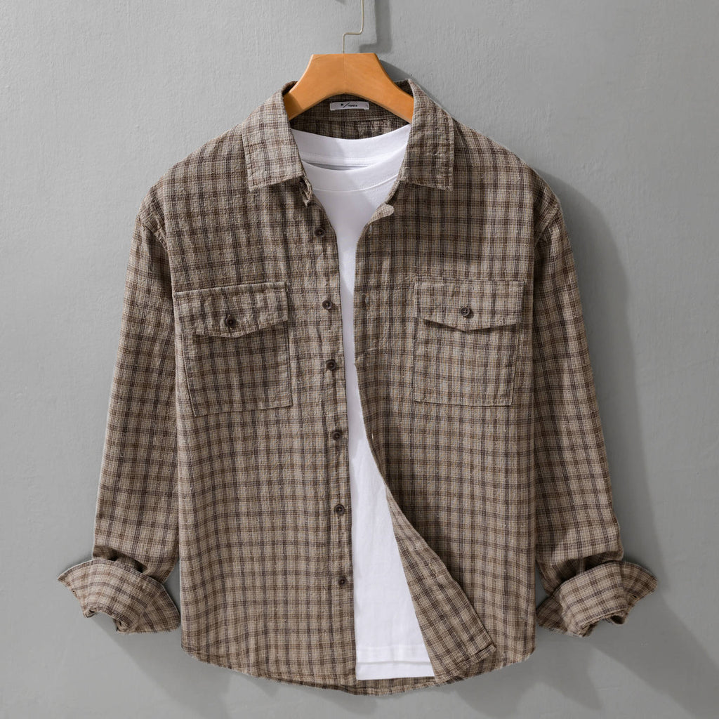 Corrado Plaid Flannel Overshirt