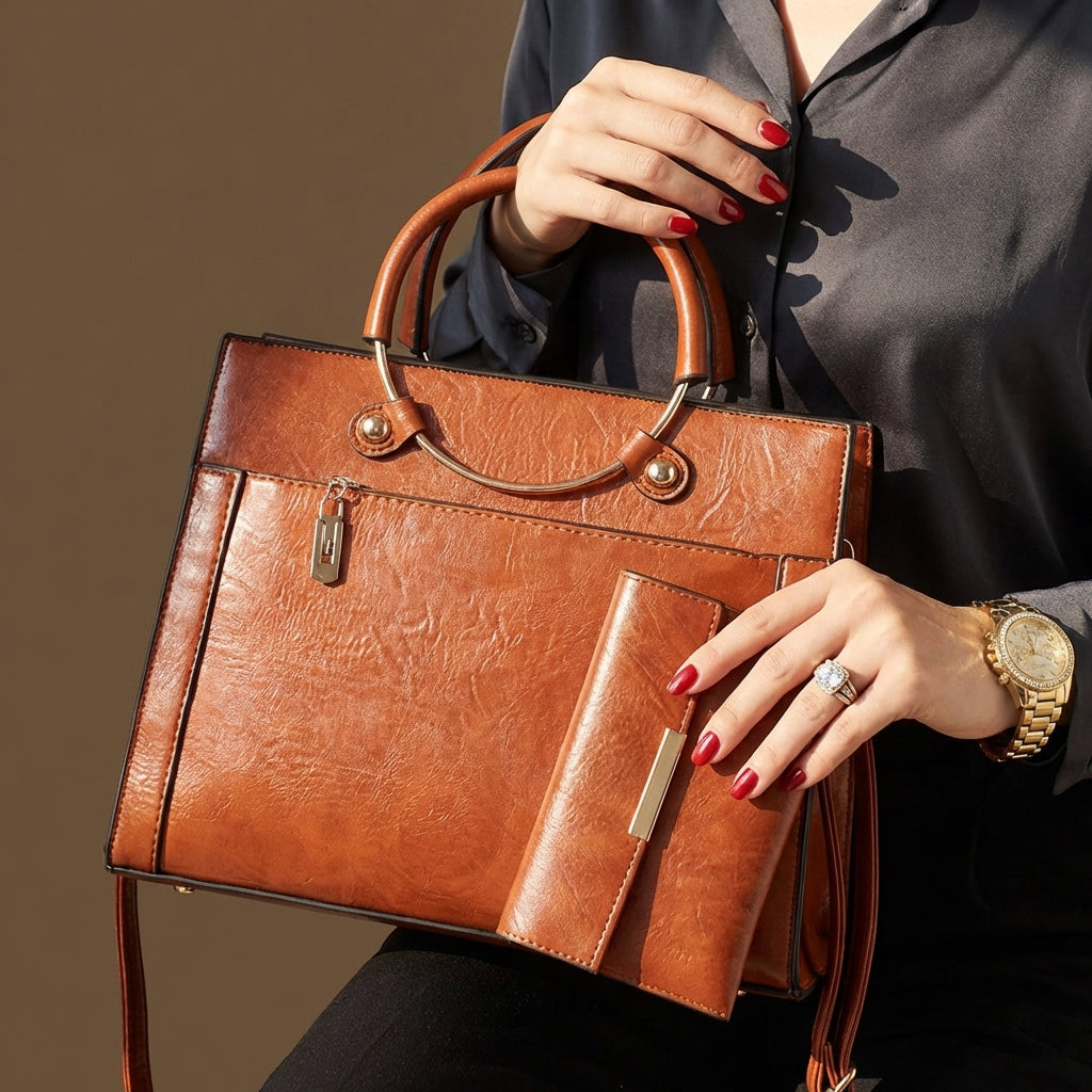 Mara Luxe Two-Piece Bag Set 5