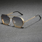 Marcello Hexagonal Metal Sunglasses 0