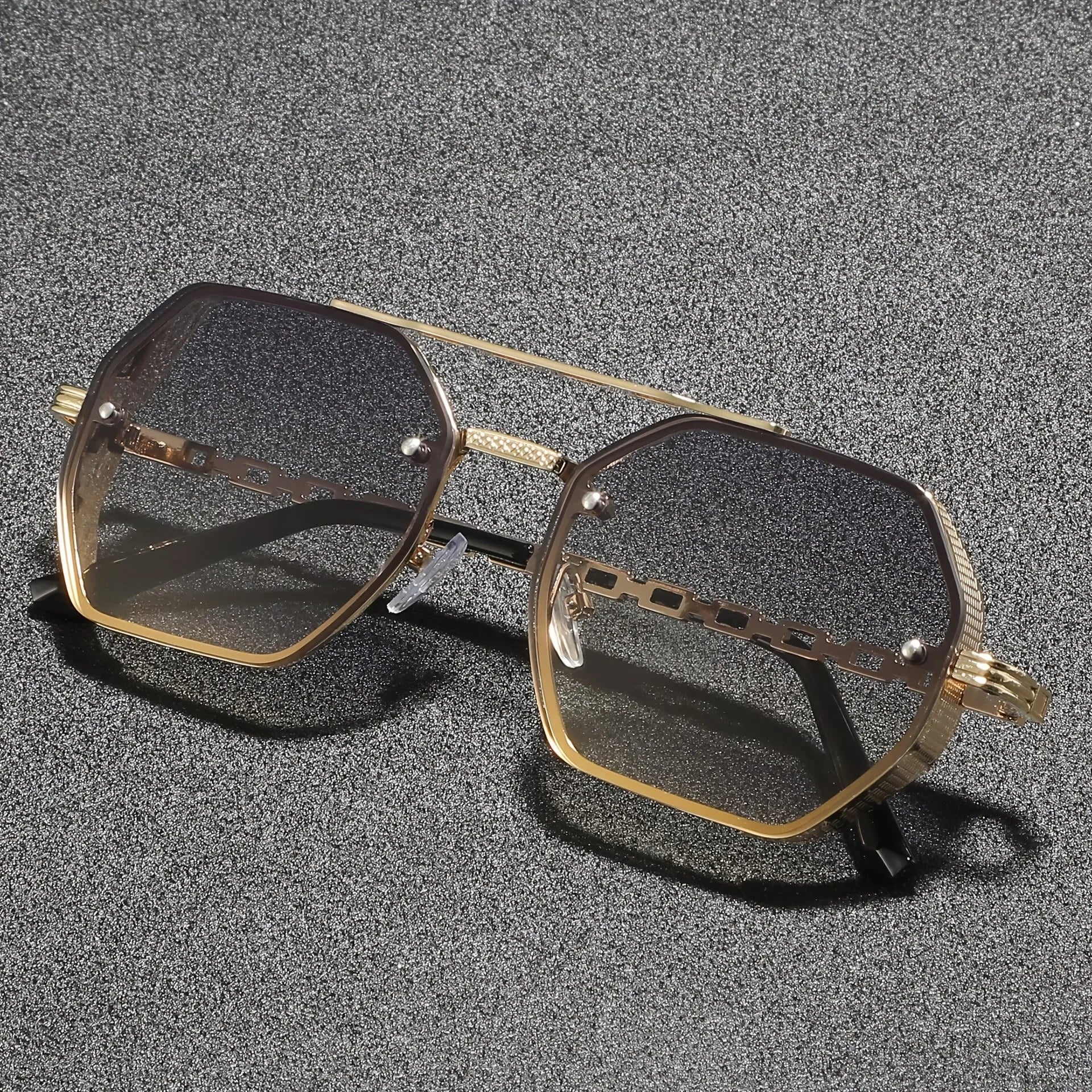 Marcello Hexagonal Metal Sunglasses 2