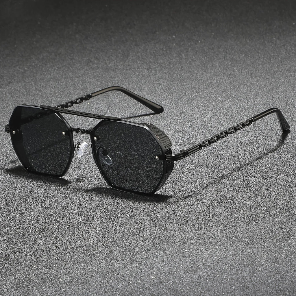 Marcello Hexagonal Metal Sunglasses 3